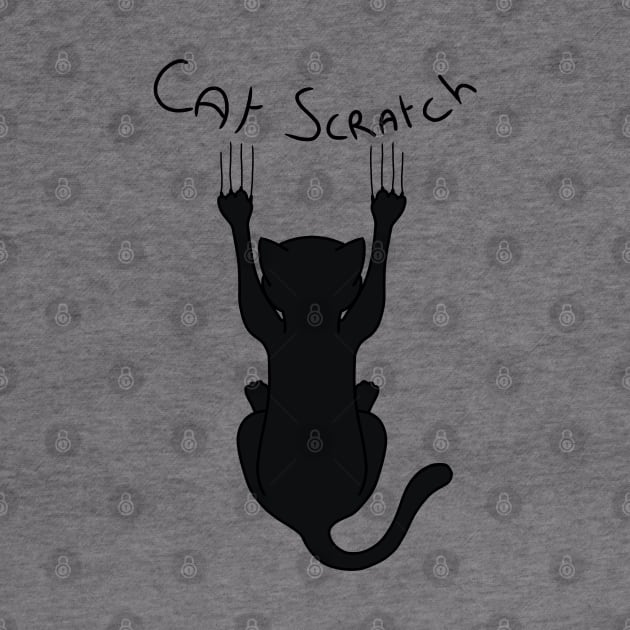 Cat Scratch. Black. by Abrek Art
